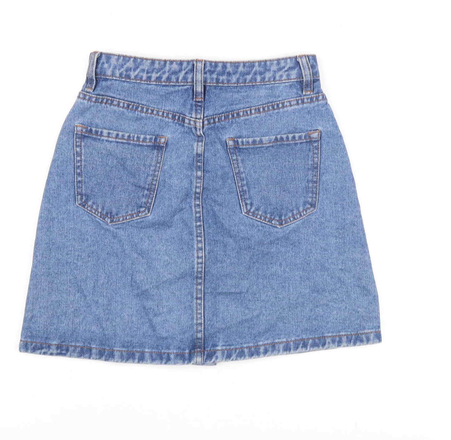New Look Women's A-Line Denim Skirt Size 6 Blue