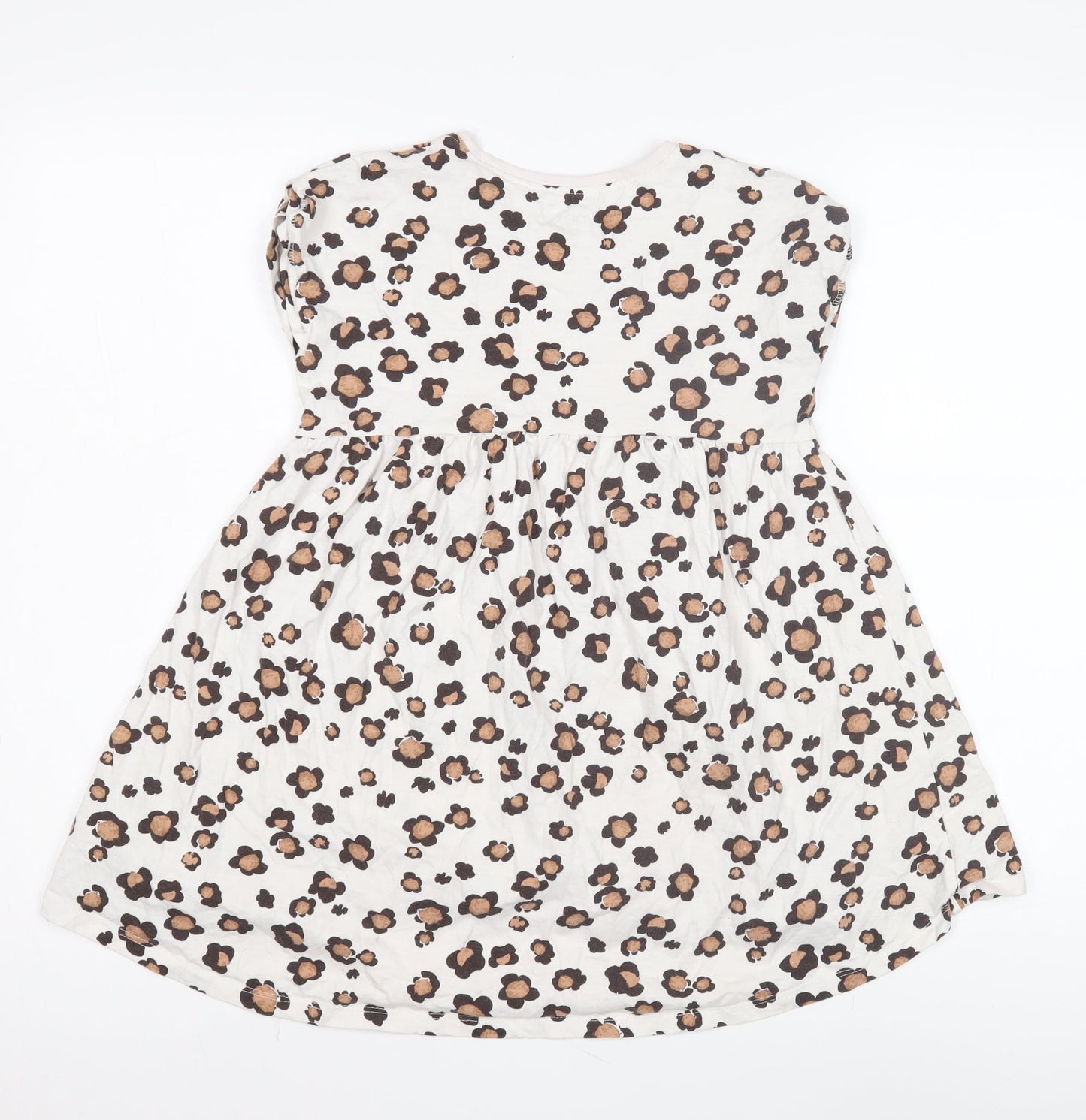 Next Girls Floral Hi-Low Dress, Multicoloured, Size 5-6