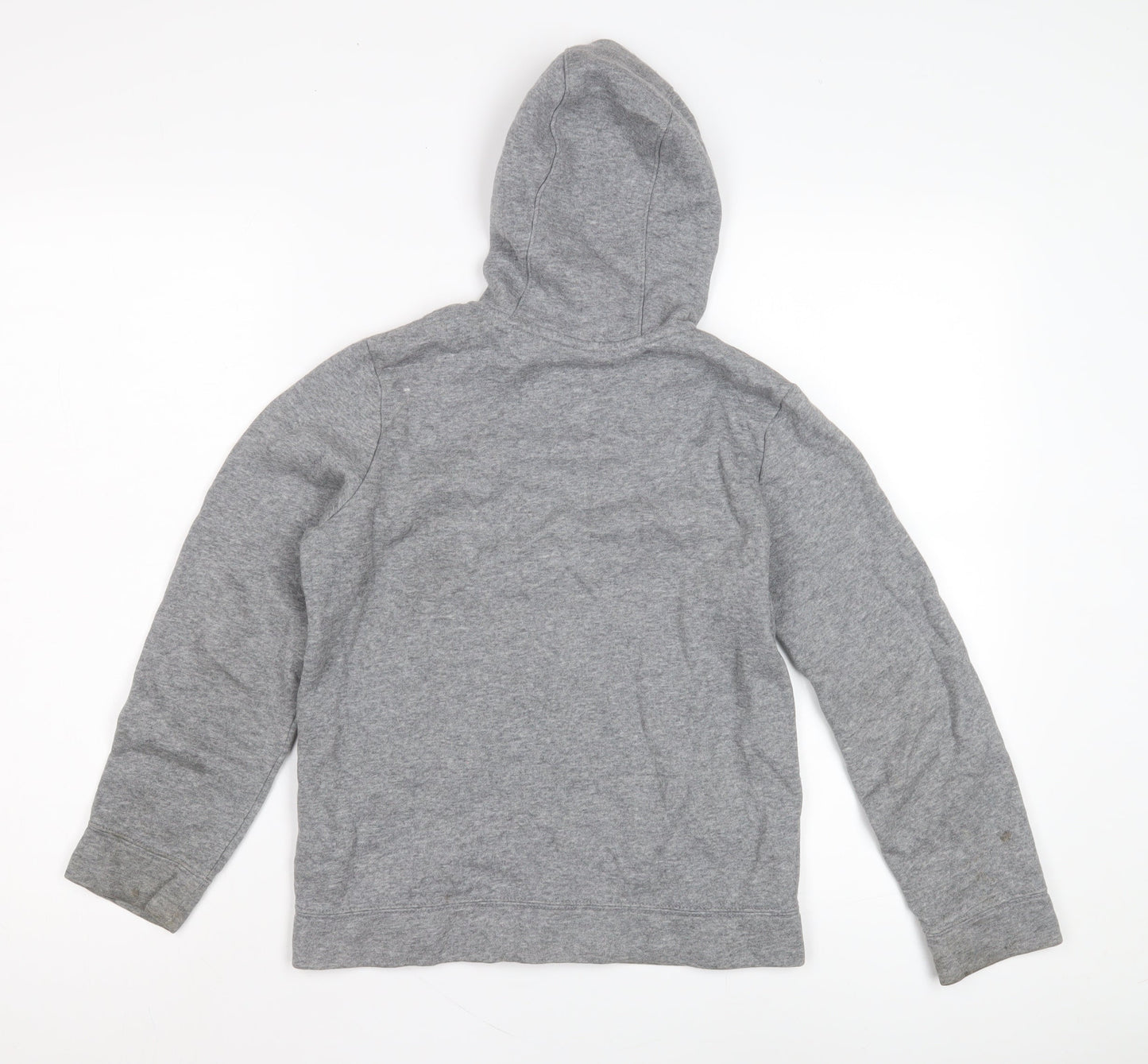 Nike Boys' Grey Full Zip Hoodie M - Casual Comfort Essential