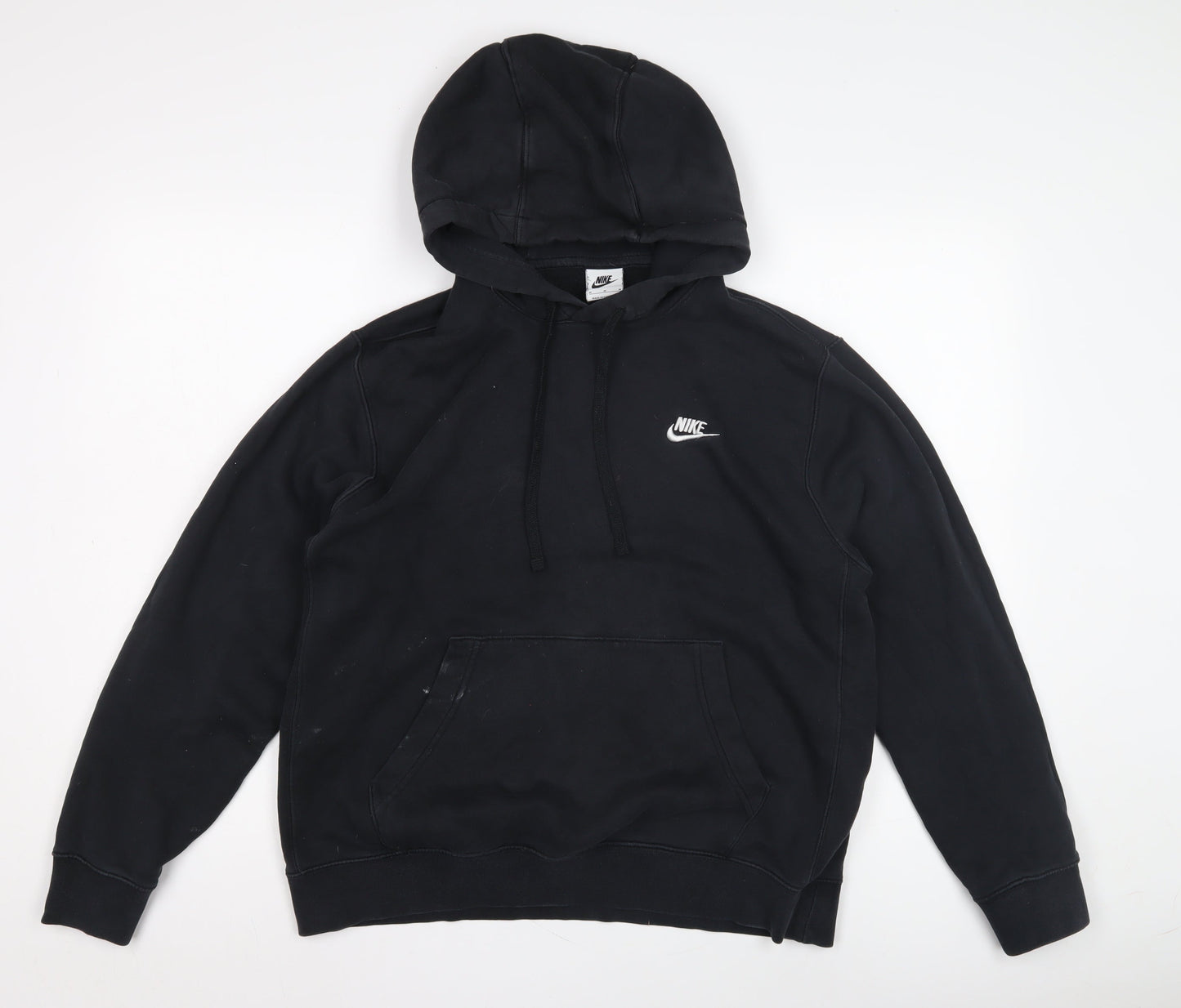 Mens UK Size M Nike Black Pullover Hoodie