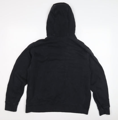 Mens UK Size M Nike Black Pullover Hoodie