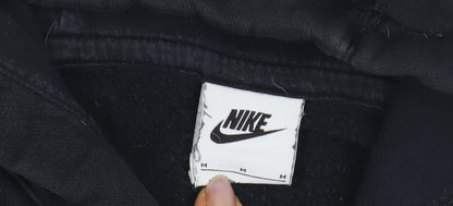 Mens UK Size M Nike Black Pullover Hoodie