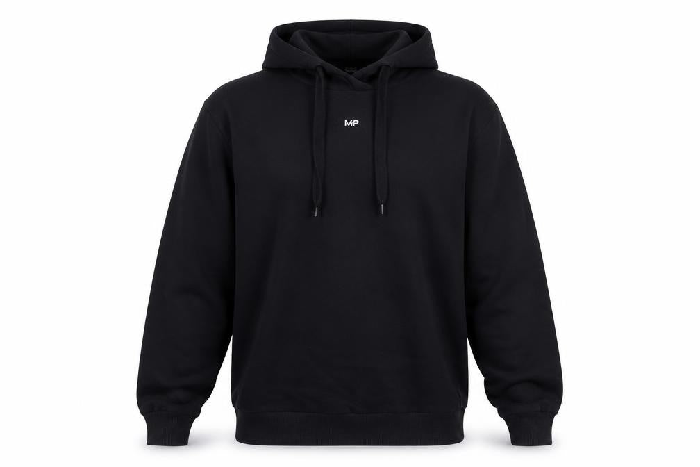 Mens UK Size XS MP Black Pullover Hoodie