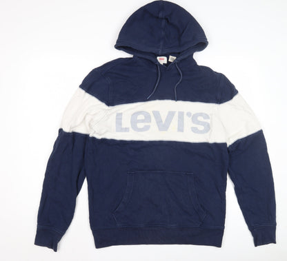 Mens UK Size M Levi's Multicoloured Pullover Hoodie
