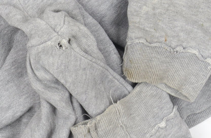 FCUK Jeans Women's Grey Hooded Pullover Hoodie, Size S