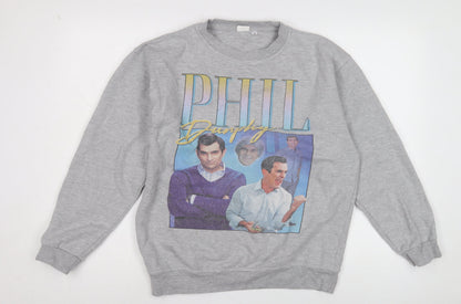 Ultimate Men's Grey Pullover Sweatshirt M