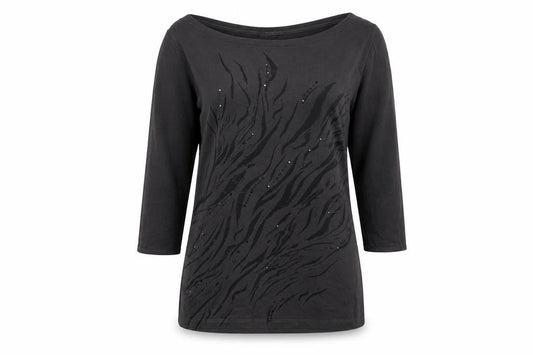 Womens UK Size 14 Debenhams Black Basic Blouse