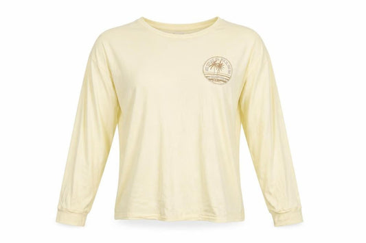 Sissi Women's Yellow Long Sleeve Beach T-Shirt - S