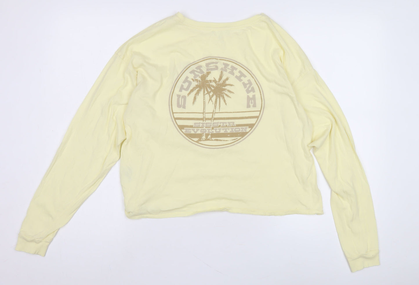 Sissi Women's Yellow Long Sleeve Beach T-Shirt - S