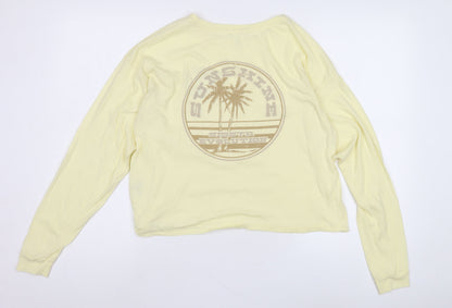 Sissi Women's Yellow Long Sleeve Beach T-Shirt - S