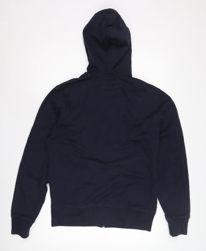 Mens UK Size M Original Penguin Blue Full Zip Hoodie