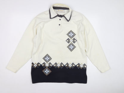 Roman Originals Women’s Ivory Sweatshirt S