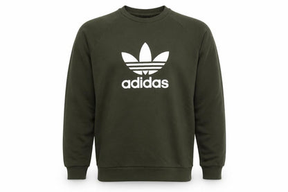 Mens UK Size M adidas Green Pullover Sweatshirt