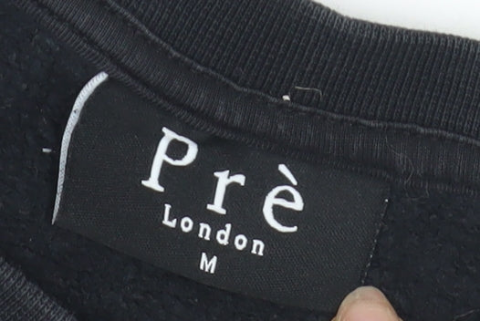 Prè London Men's Black Pullover Sweatshirt M