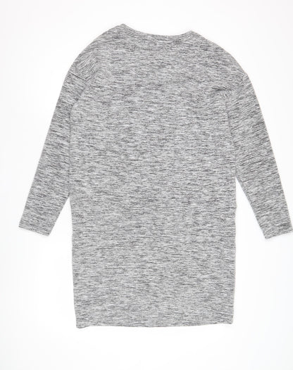 Joules Women's Grey Raglan Sleeve Jersey Dress Size 10
