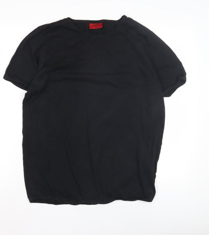 Womens UK Size M HUGO BOSS Black  T-Shirt