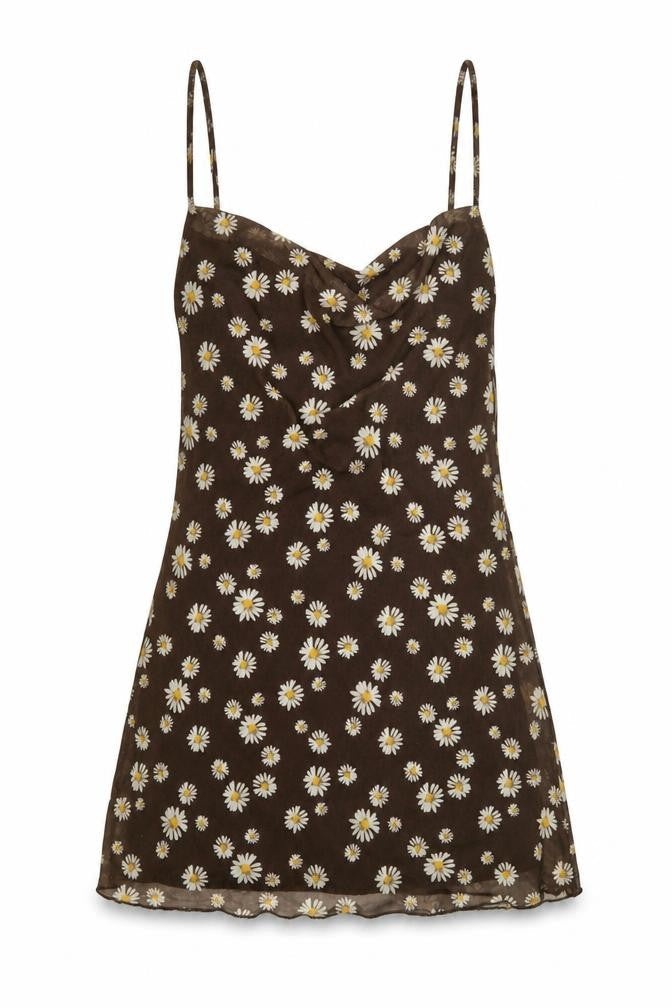Womens UK Size XS Pull & Bear Brown Camisole Tank