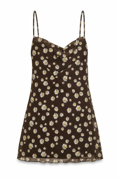 Womens UK Size XS Pull & Bear Brown Camisole Tank