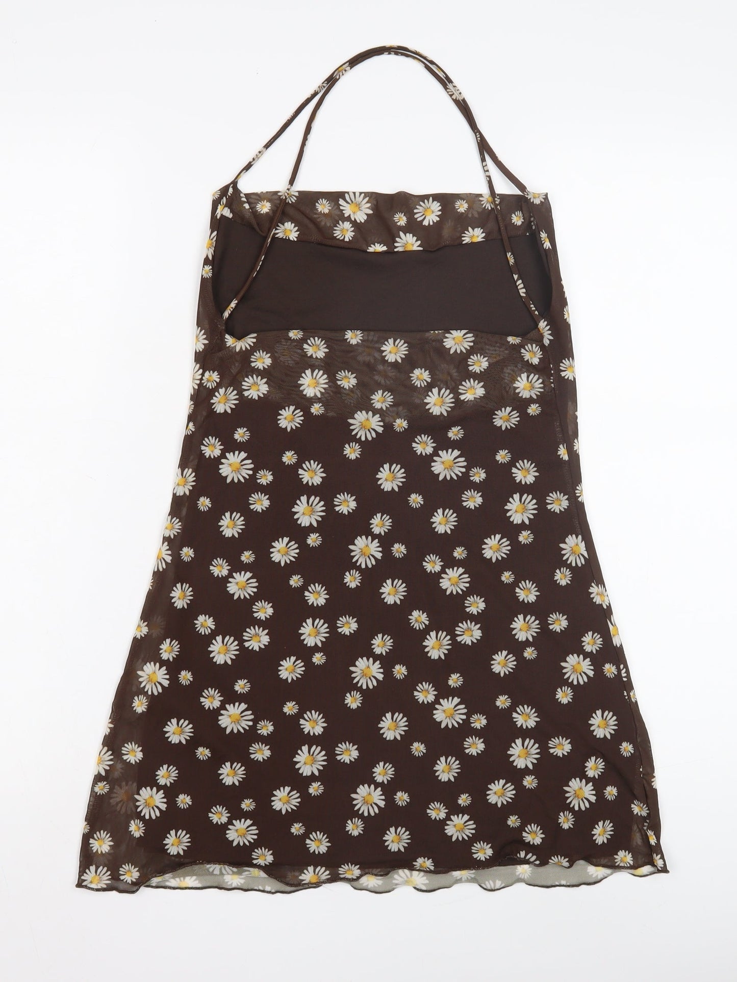 Womens UK Size XS Pull & Bear Brown Camisole Tank