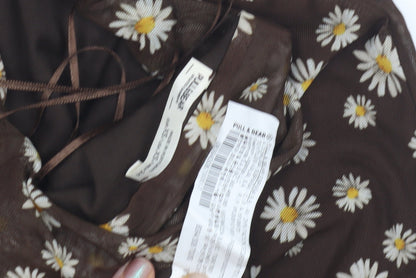 Womens UK Size XS Pull & Bear Brown Camisole Tank