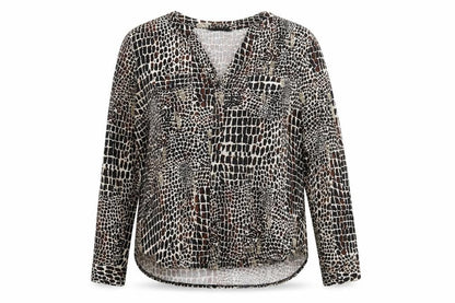 Womens UK Size 18 Classic Multicoloured  Blouse