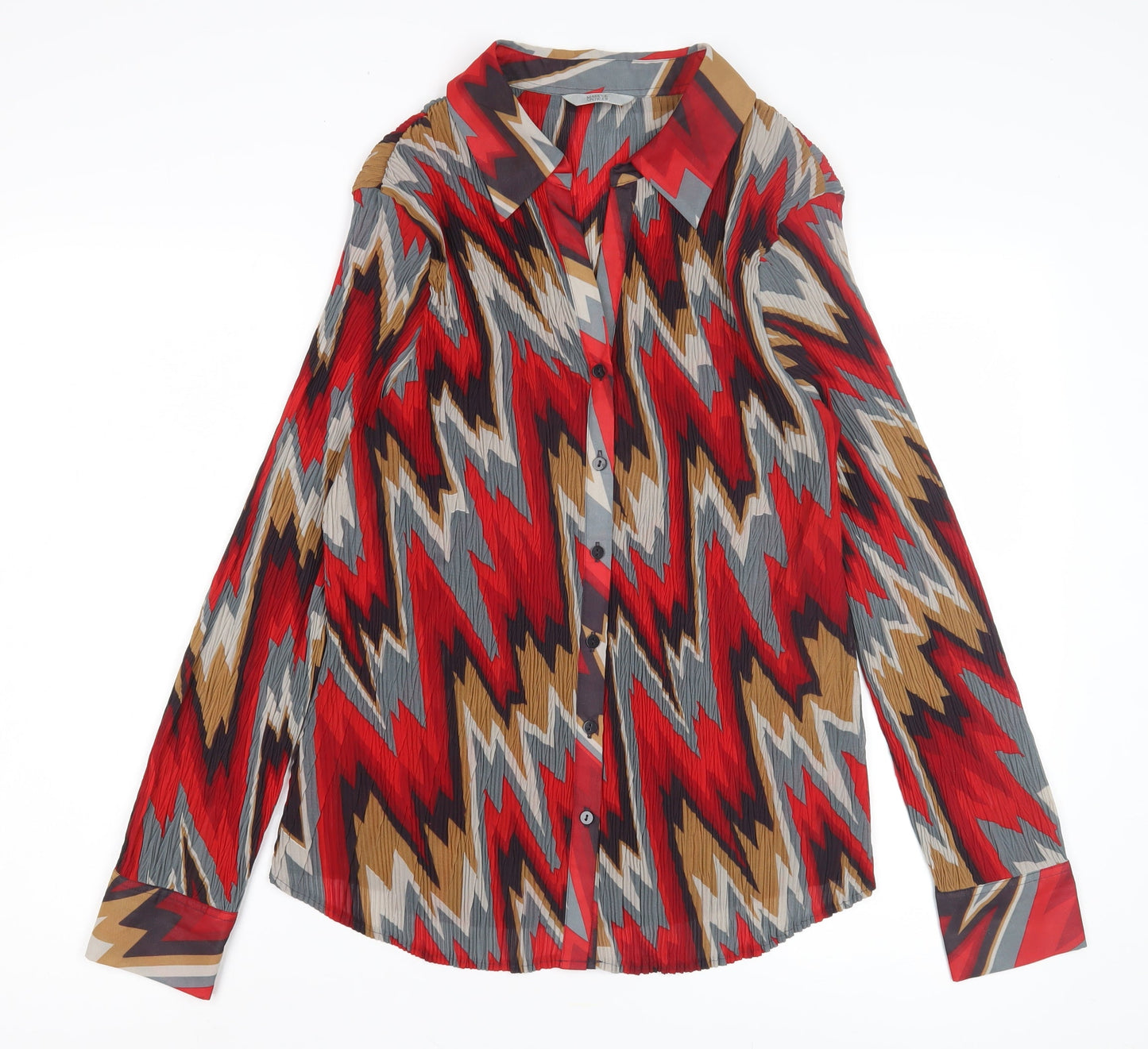 Womens UK Size 20 Marks and Spencer Multicoloured  Button-Up