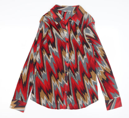Womens UK Size 20 Marks and Spencer Multicoloured  Button-Up