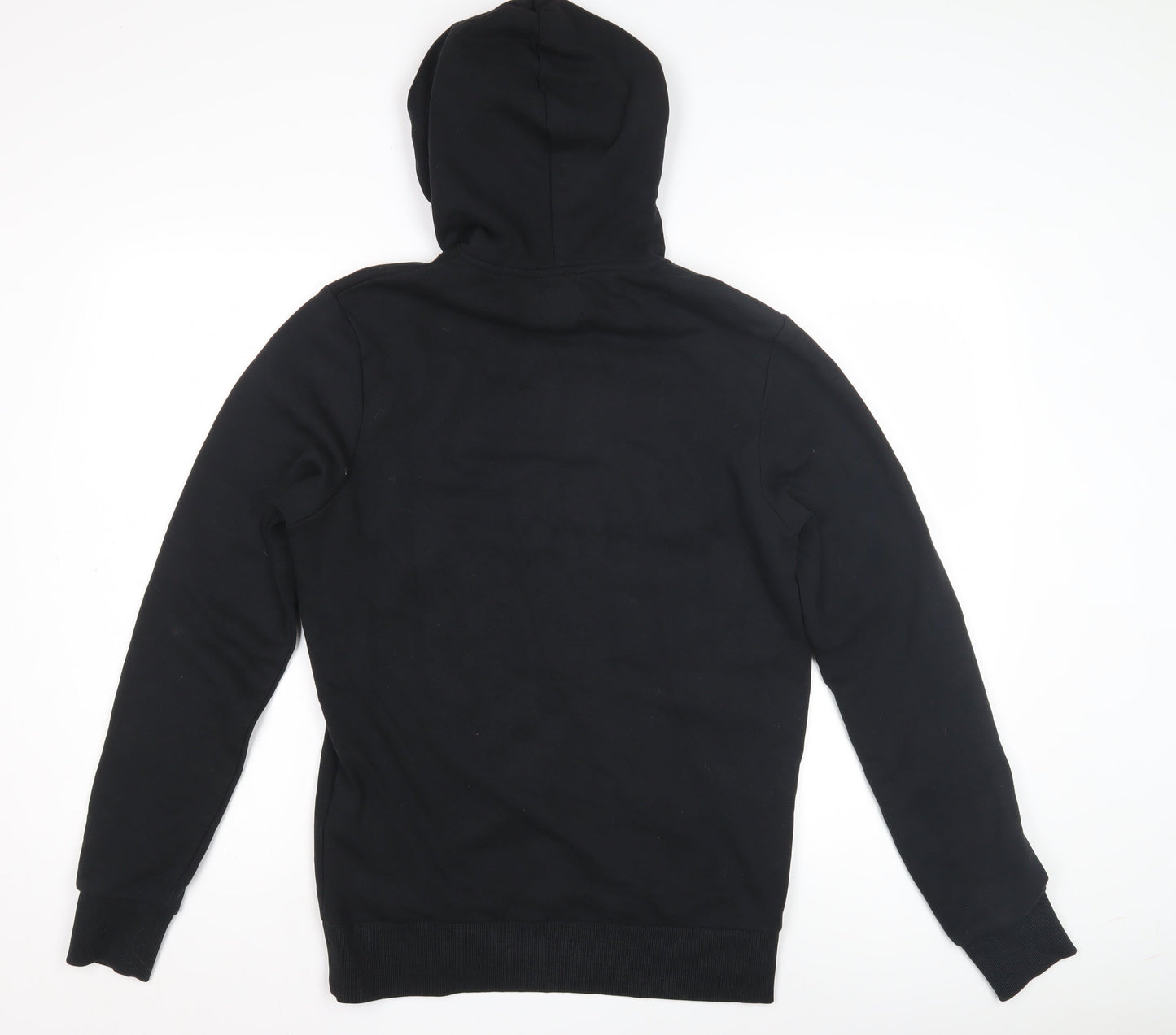Mens UK Size S JACK & JONES Black Pullover Hoodie