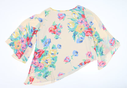 Wallis Women's Multicoloured Floral Blouse L