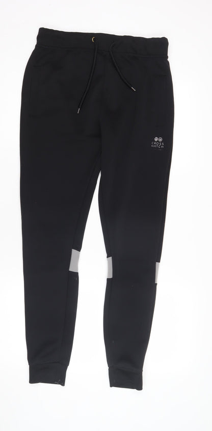 Crosshatch Men's Black Jogger Trousers M - Activewear