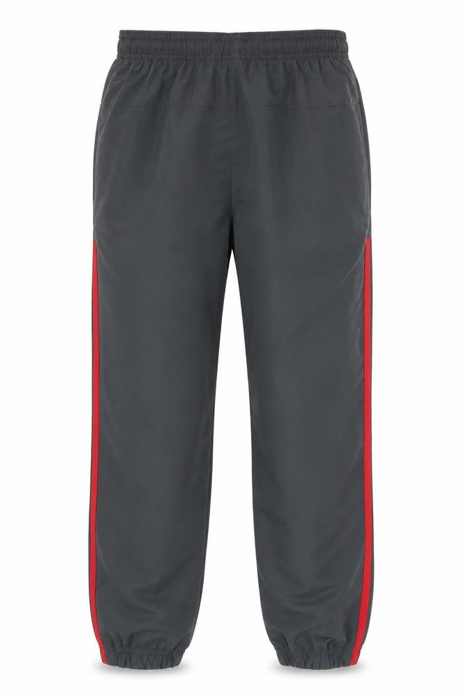 Front view of Adidas boys’ grey track pants 11-12 years