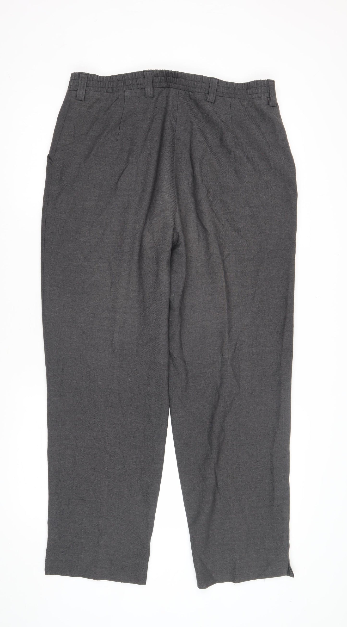 Michèle Grey Trousers, Size 18, Unisex Adults