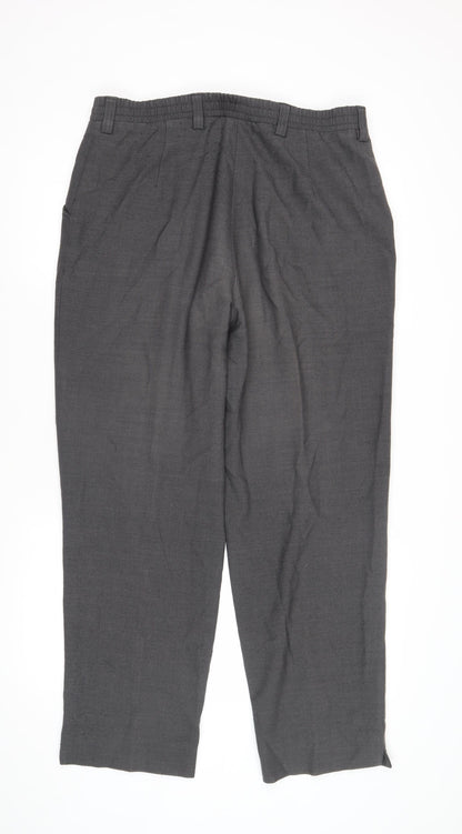 Michèle Grey Trousers, Size 18, Unisex Adults