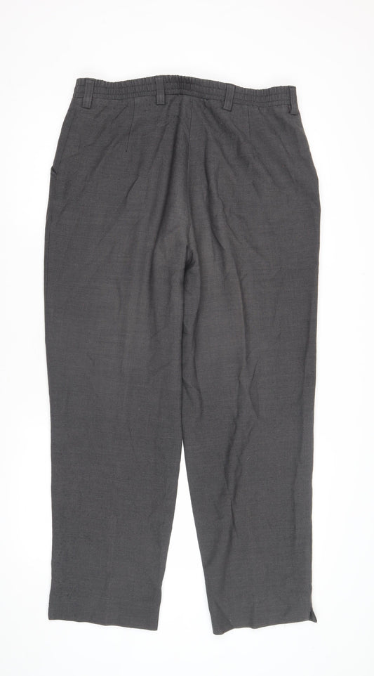 Michèle Grey Trousers, Size 18, Unisex Adults