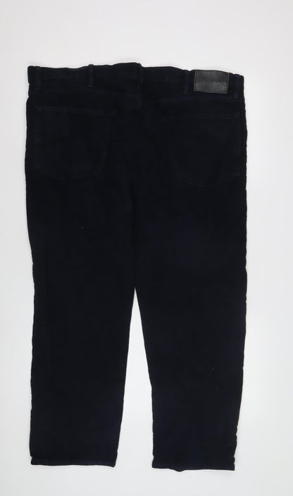 Marks and Spencer Men's Black Corduroy Trousers 42