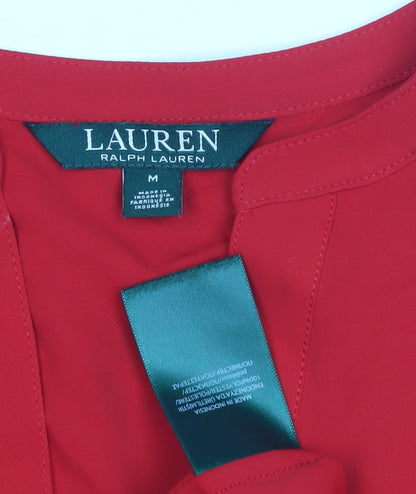Womens UK Size M Lauren Ralph Lauren Red  Blouse