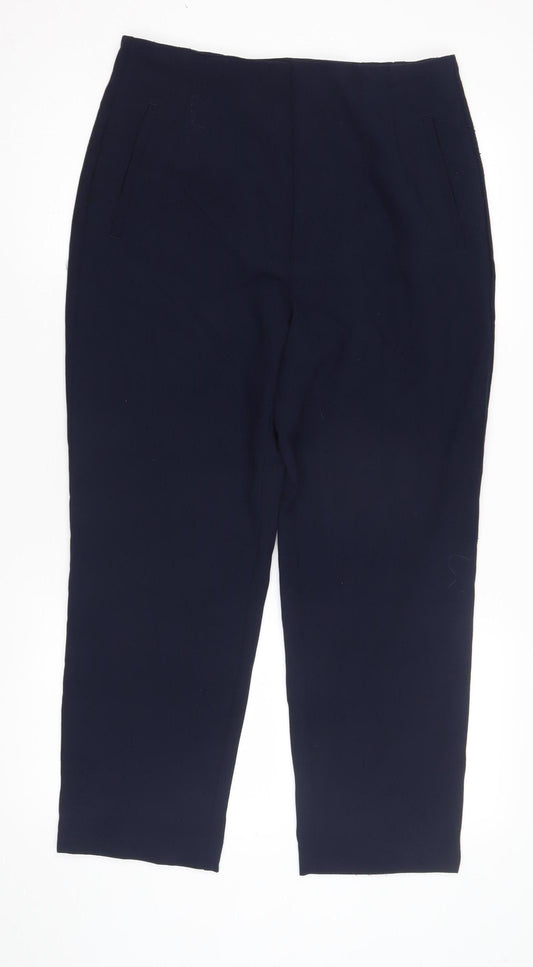 Stradivarius Women's Blue Trousers Size 14