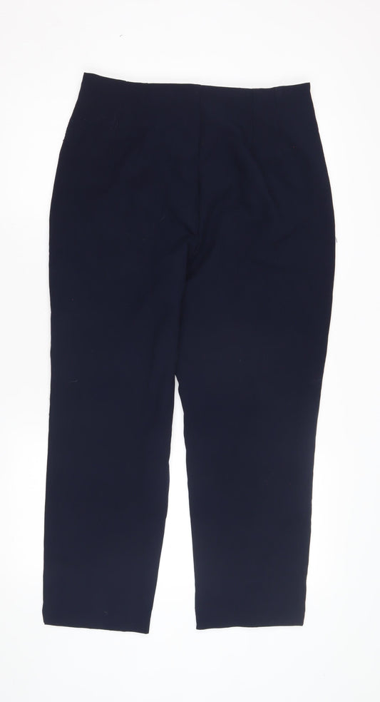 Stradivarius Women's Blue Trousers Size 14