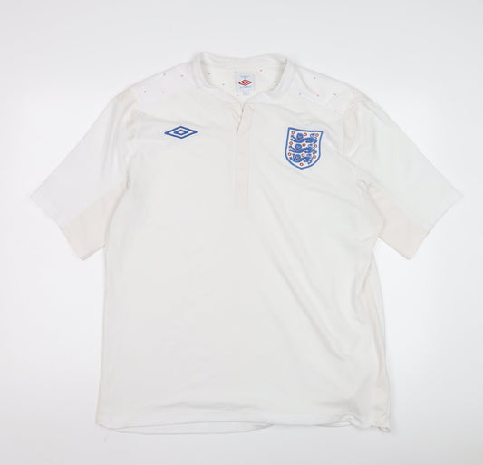 Umbro Men's White Football Jersey 46
