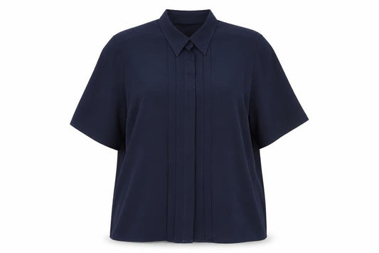 Womens UK Size 18 Alexon Blue Basic Button-Up
