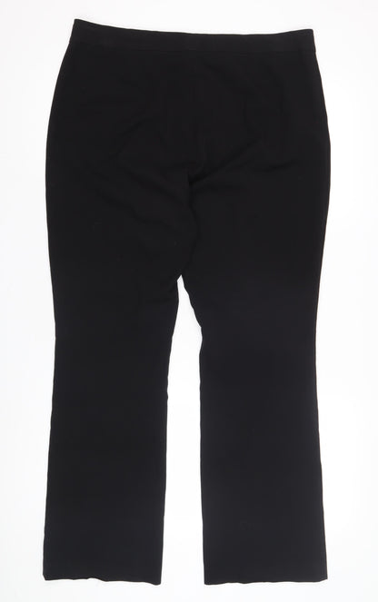 Womens UK Size 14 Marks and Spencer   Black Trousers
