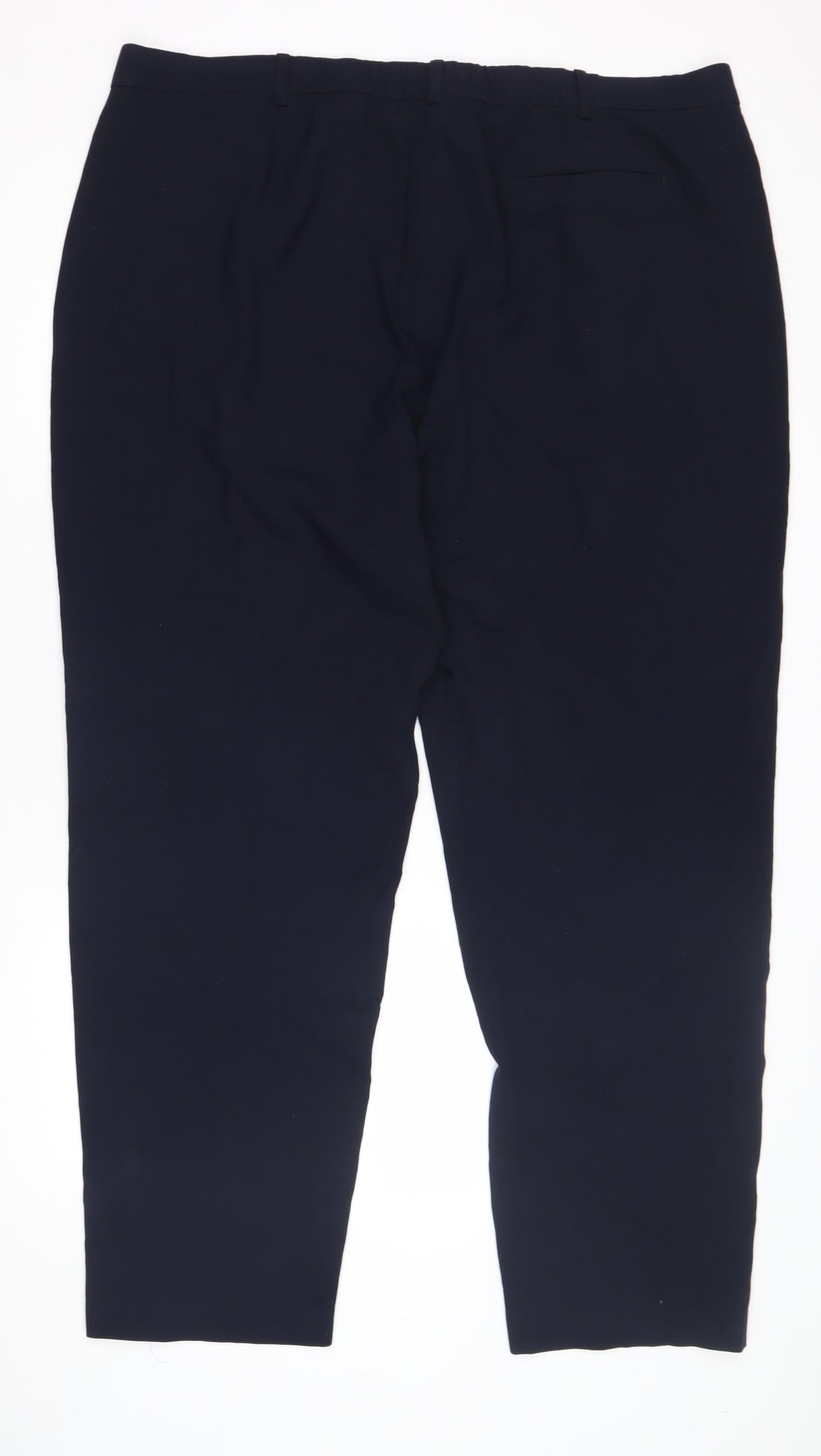 Womens UK Size 22 Marks and Spencer Regular Fit  Blue Trousers