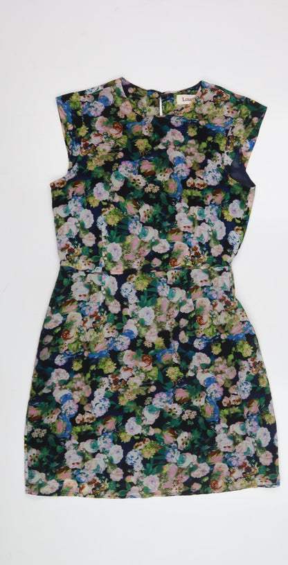 Louche Women's Multicoloured Floral Dress Size 10