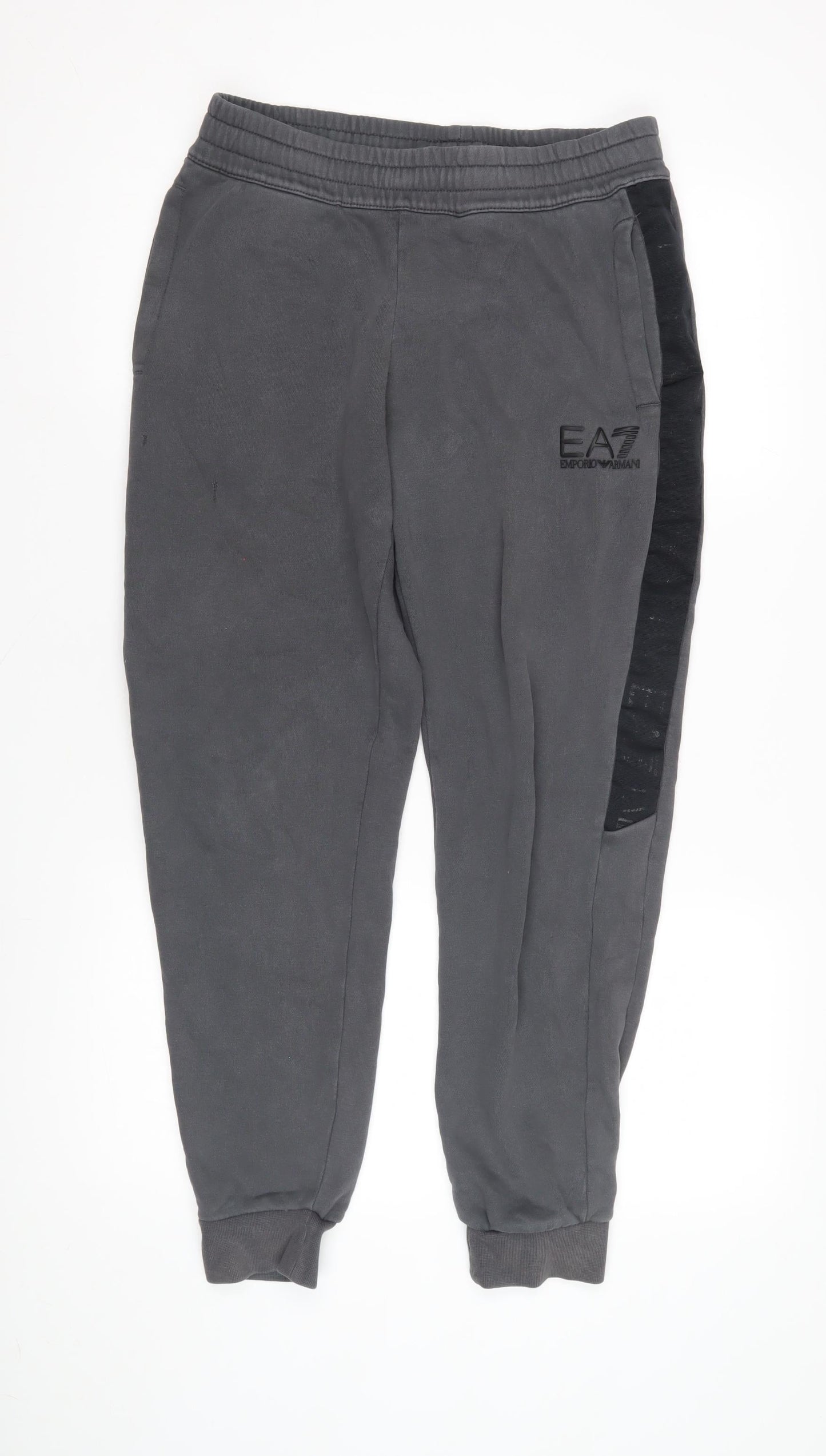 Emporio Armani Men's Grey Joggers, M, Activewear Comfort