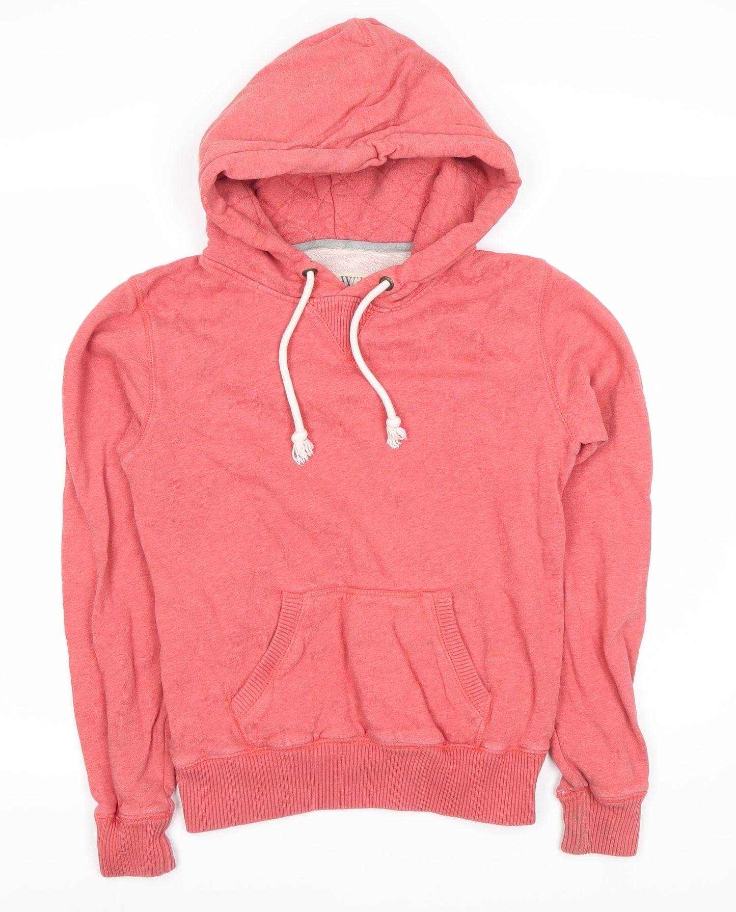 Womens UK Size 10 Jack Wills Pink Pullover Hoodie