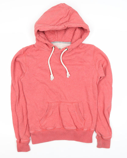 Womens UK Size 10 Jack Wills Pink Pullover Hoodie