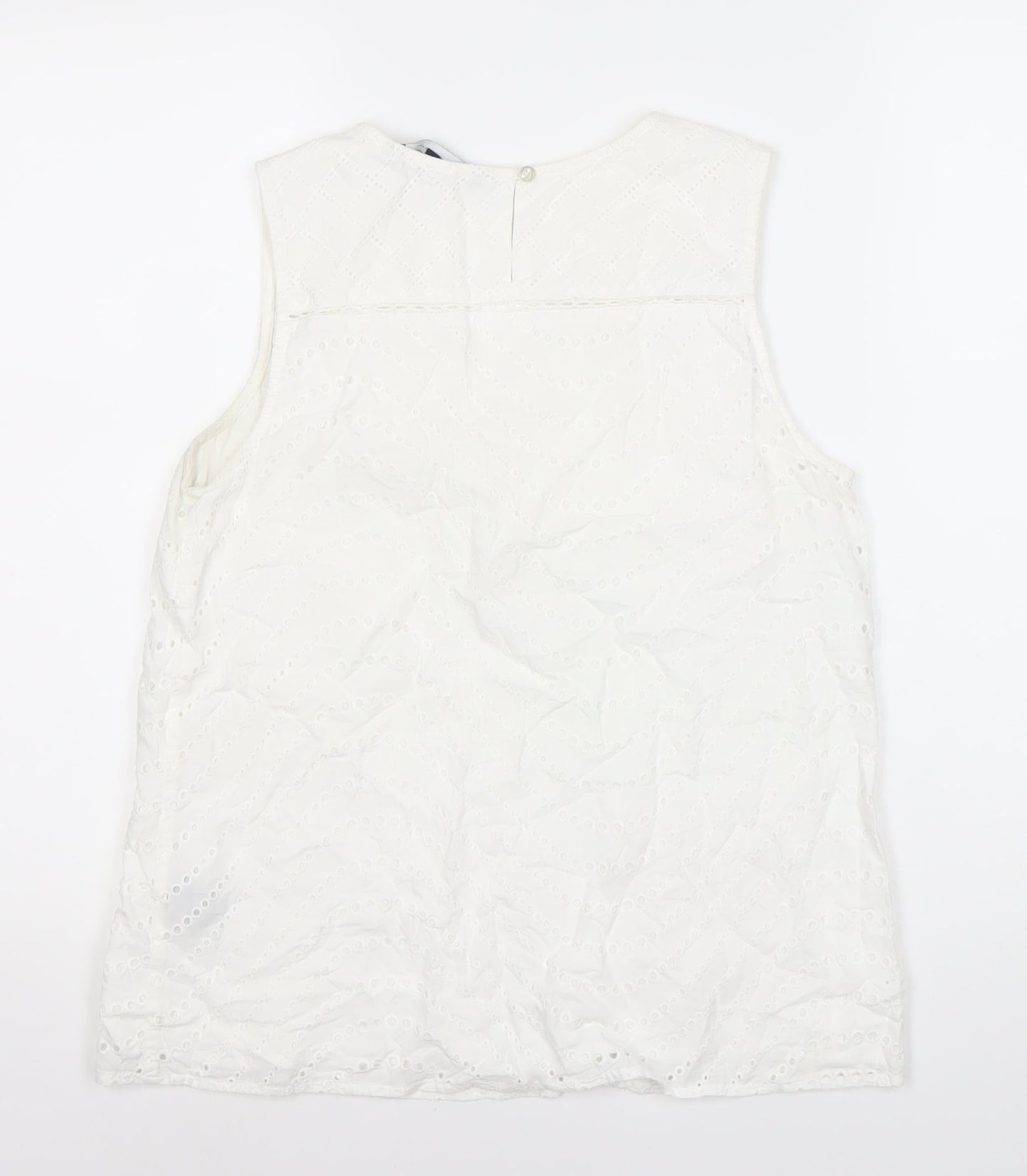 Womens UK Size 12 J.CREW White  Blouse
