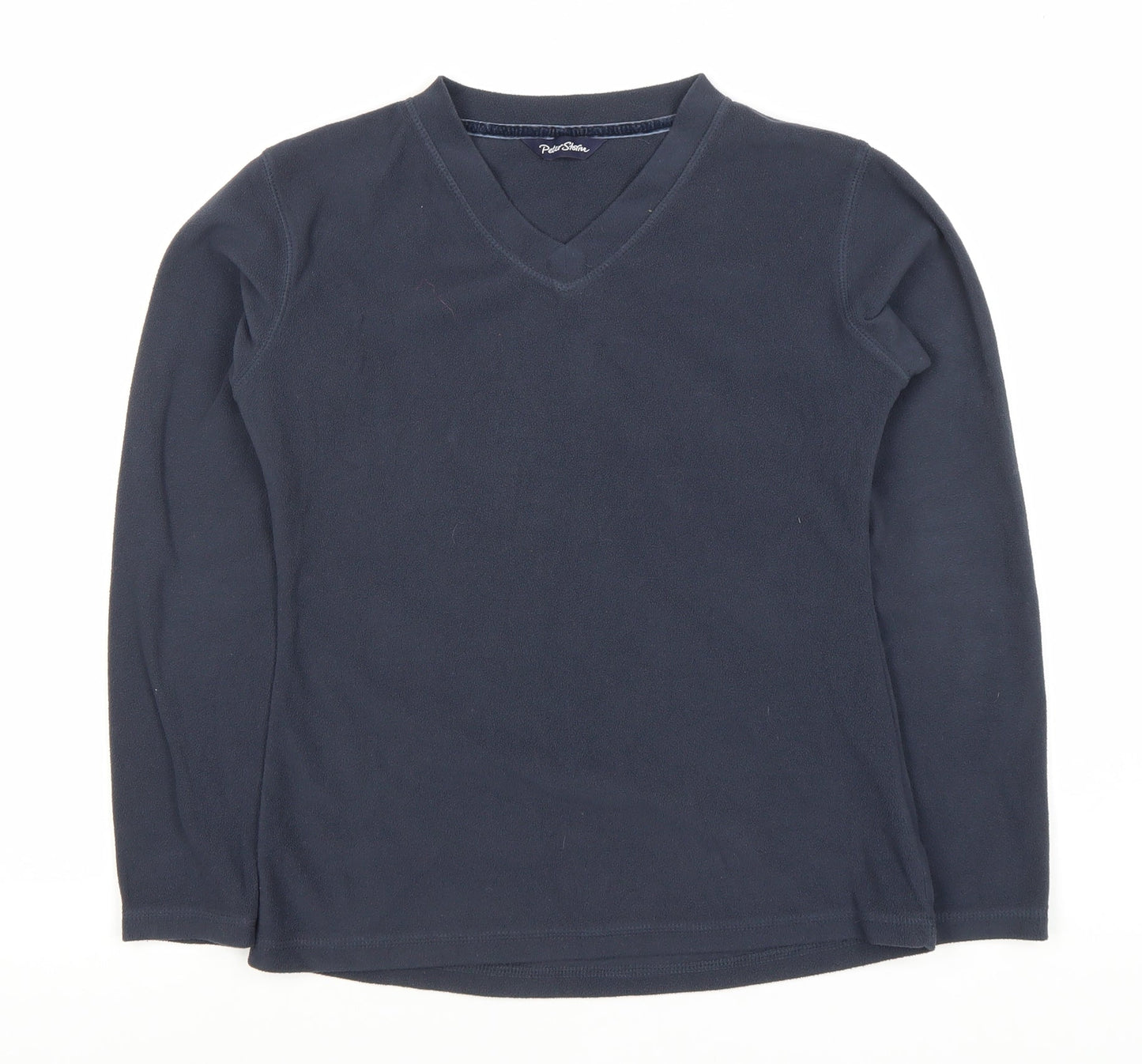 Peter Storm Women's Blue Pullover V-Neck Sweatshirt Size 8