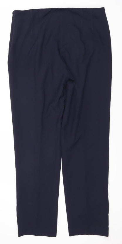 Womens UK Size 14 Marks and Spencer   Blue Trousers
