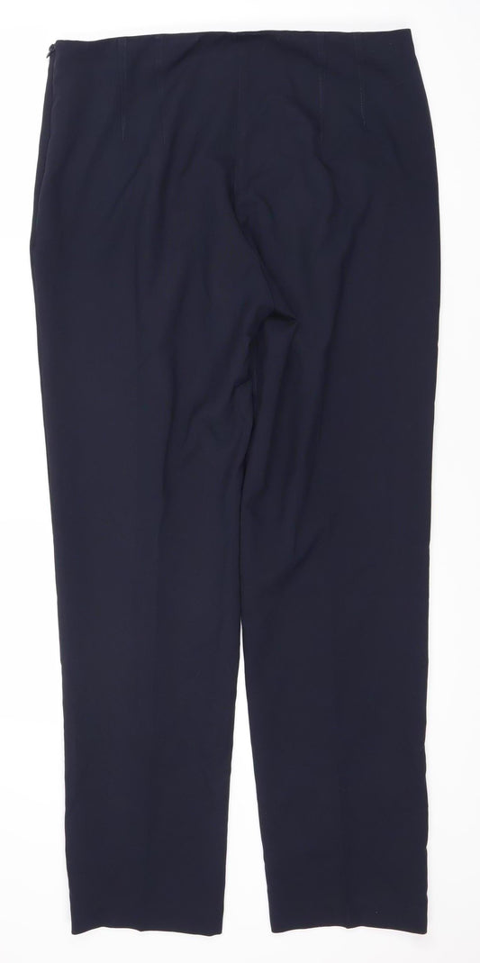 Womens UK Size 14 Marks and Spencer   Blue Trousers
